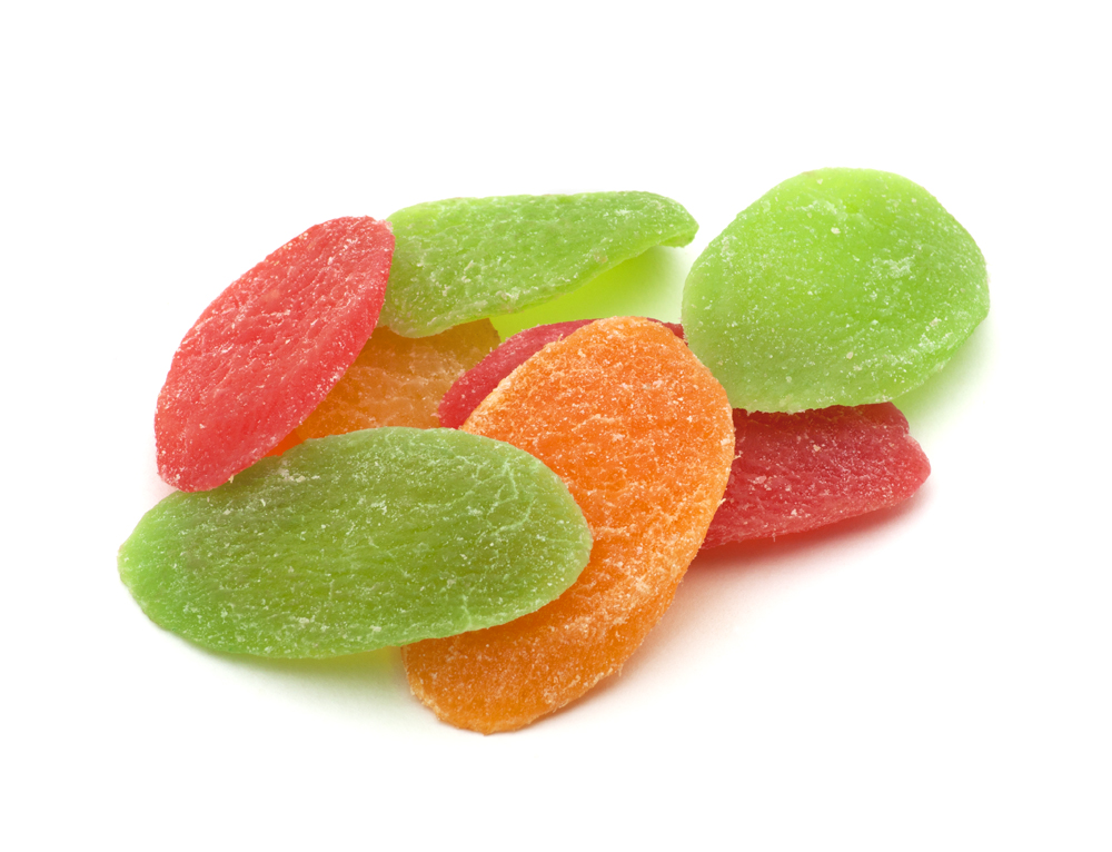 Kandierte Früchte Ananas "Blattmix"